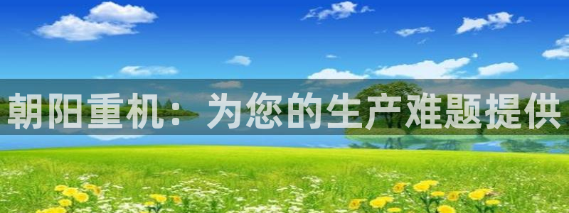 天宏娱乐平台：朝阳重机：为您的生产难题提供