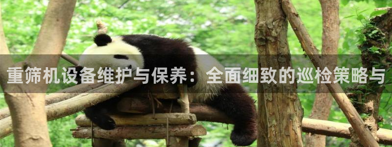 天宏娱乐小号怎么玩视频：重筛机设备维护与保养：全面细致的巡检