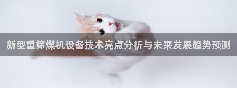 天宏娱乐石叔：新型重筛煤机设备技术亮点分析与未来发展趋势预测