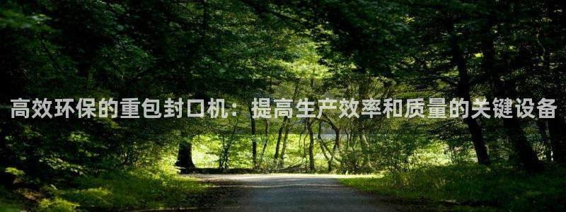 天宏3娱乐注册：高效环保的重包封口机：提高生产效率和质量的关